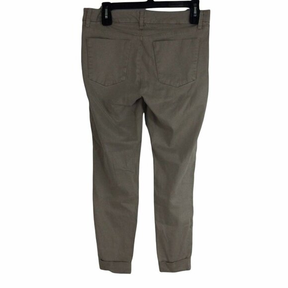 J Brand Anja Conc Dust Crop Cuffed Hem Mid Rise Stretch Pants Jeans Womens Sz 28 - Picture 5 of 6